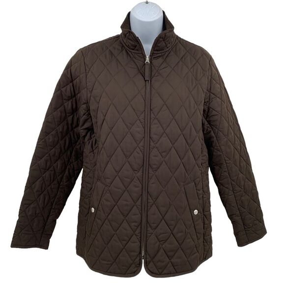 Land's End Quilted Jacket Coat Sz. S - Picture 14 of 15